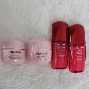BN Shiseido Power Infusing Concentrate + White Lucent Brightening Gel Cream